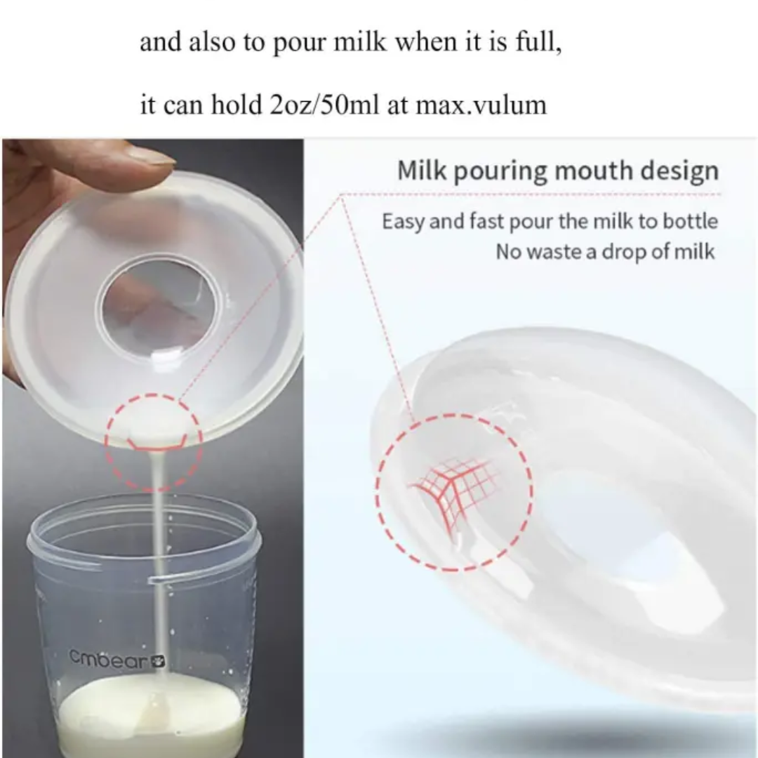 1 Pcs Silicone Wearable Breast Milk Collector ( Without Box )